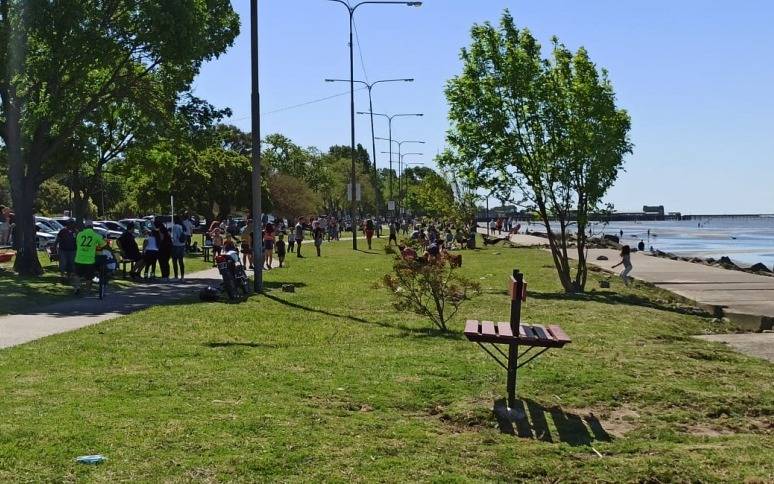 Miércoles ventoso en Quilmes