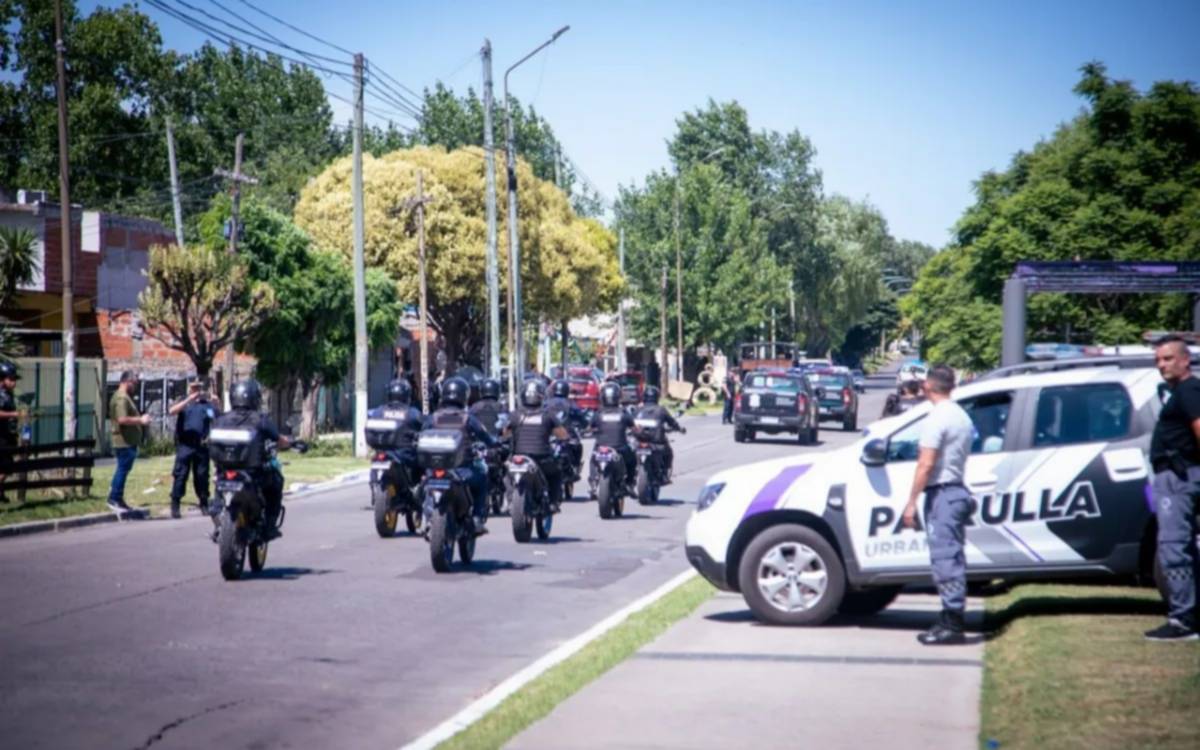Megaoperativo de seguridad en Quilmes Oeste y Ezpeleta 