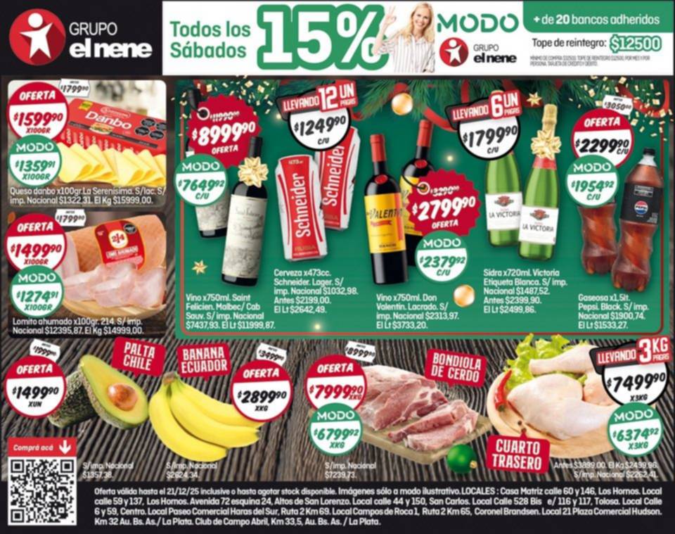 ¡Para aprovechar! Las ofertas en El Nene para estas Fiestas