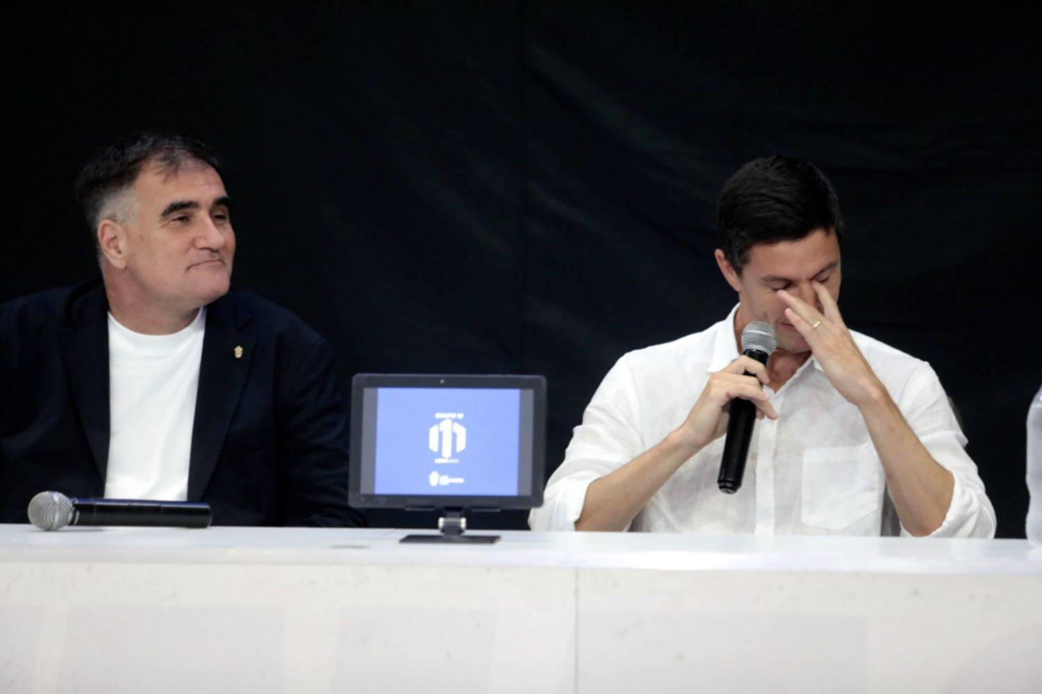 Nacho Fernández lloró en su vuelta a Gimnasia: "Esperé mucho este momento, estoy muy contento de estar acá"