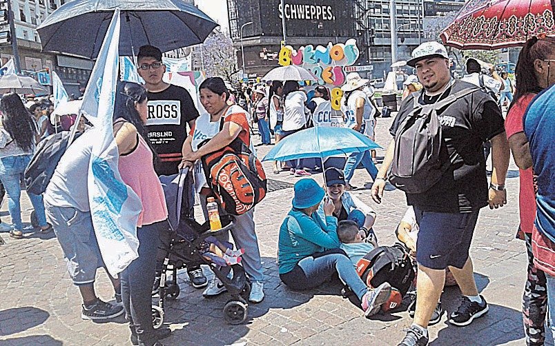 Jornada de protesta por la ley de emergencia alimentaria