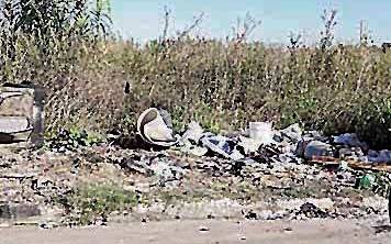 Reclamos por pastizales y residuos en 85 y boulevard 2