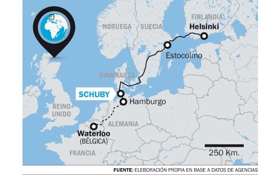 Un recorrido inconcluso de 2.278 kilómetros