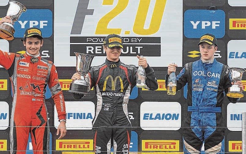 Moscardini subió al podio y sigue líder de la Fórmula 2.0