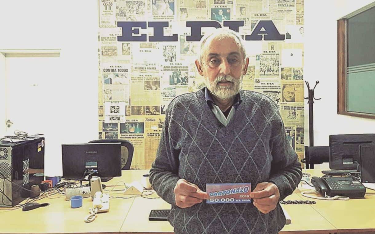 Un jubilado de Berisso se quedó con el premio especial de 100.000 pesos del Cartonazo