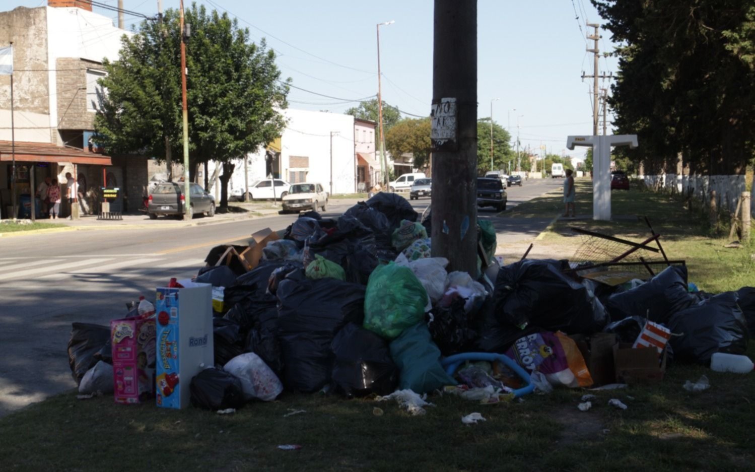 Sin recolección de basura por la protesta de municipales