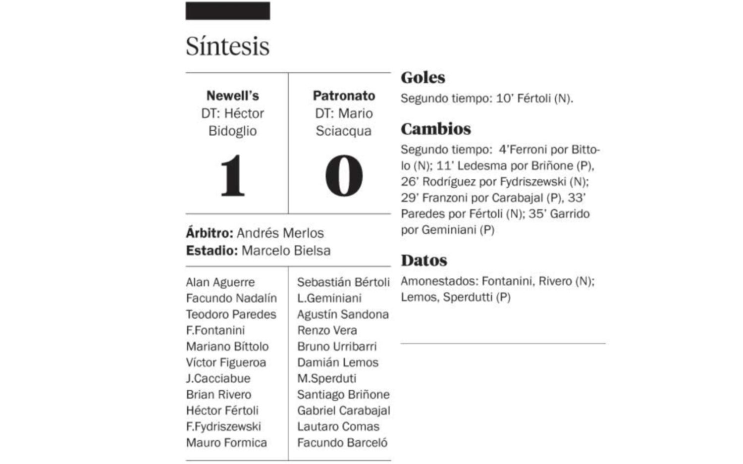 Newell’s ganó en medio de un clima muy adverso