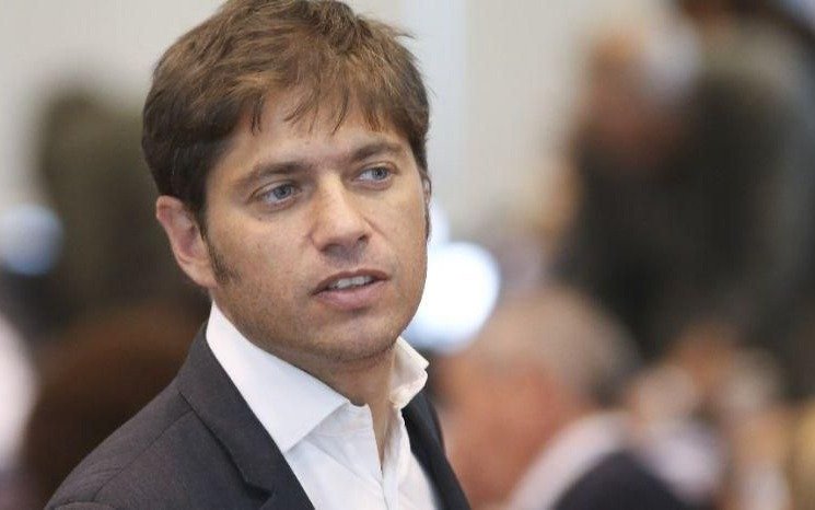 Kicillof en Punta Lara con Mario Secco