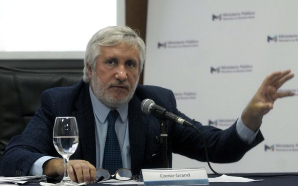 Conte Grand pidió el jury para el fiscal Bidone