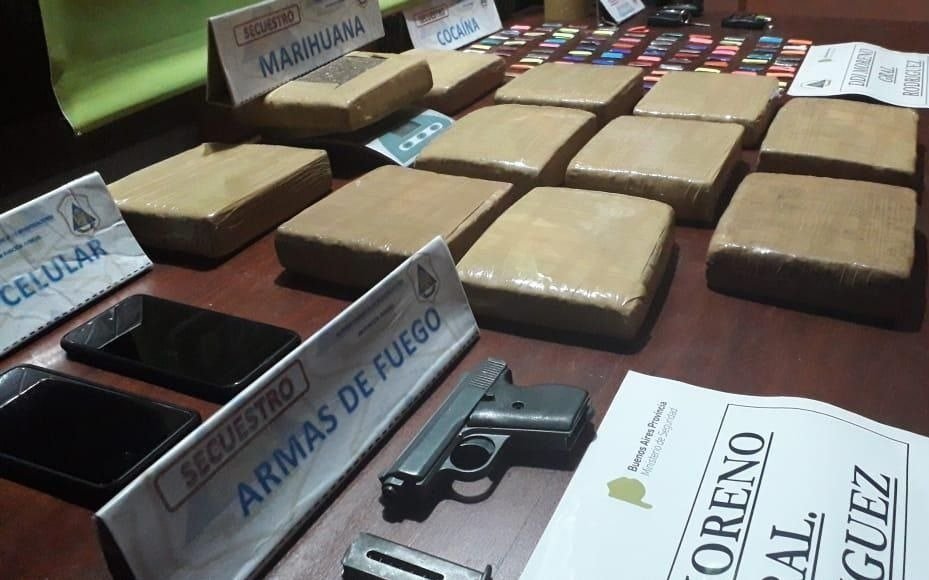 Un policía que trabajó en La Plata fue detenido con 100 kilos de marihuana