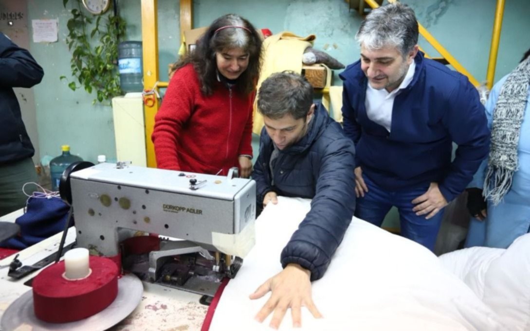 Kicillof volvió al interior y se reunió con el sector Pyme