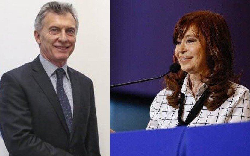 Macri en la Rural y Cristina con Massa en Malvinas Argentinas