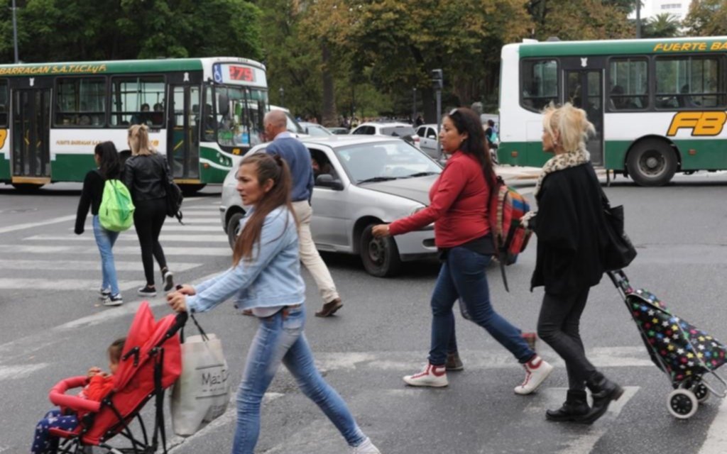 Peatones en riesgo por las empalizadas que rodean el Pasaje