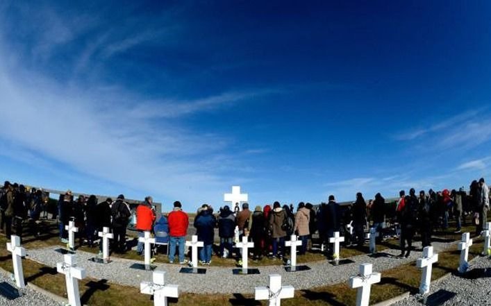 En los micros, un homenaje a los caídos en Malvinas