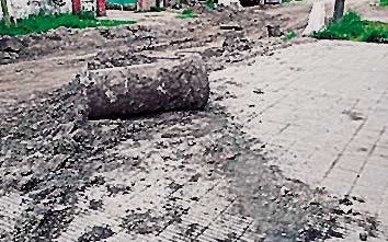 Pararon una obra de asfalto en Berisso