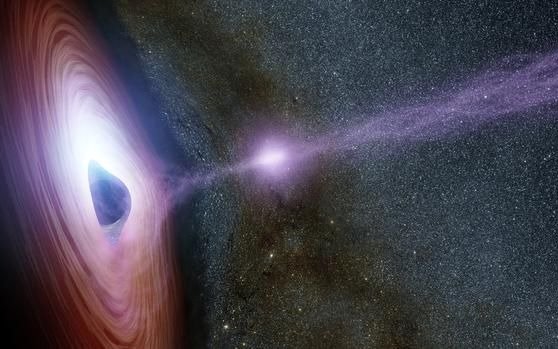 Captan la expulsión de una estrella súper rápida de un agujero negro masivo