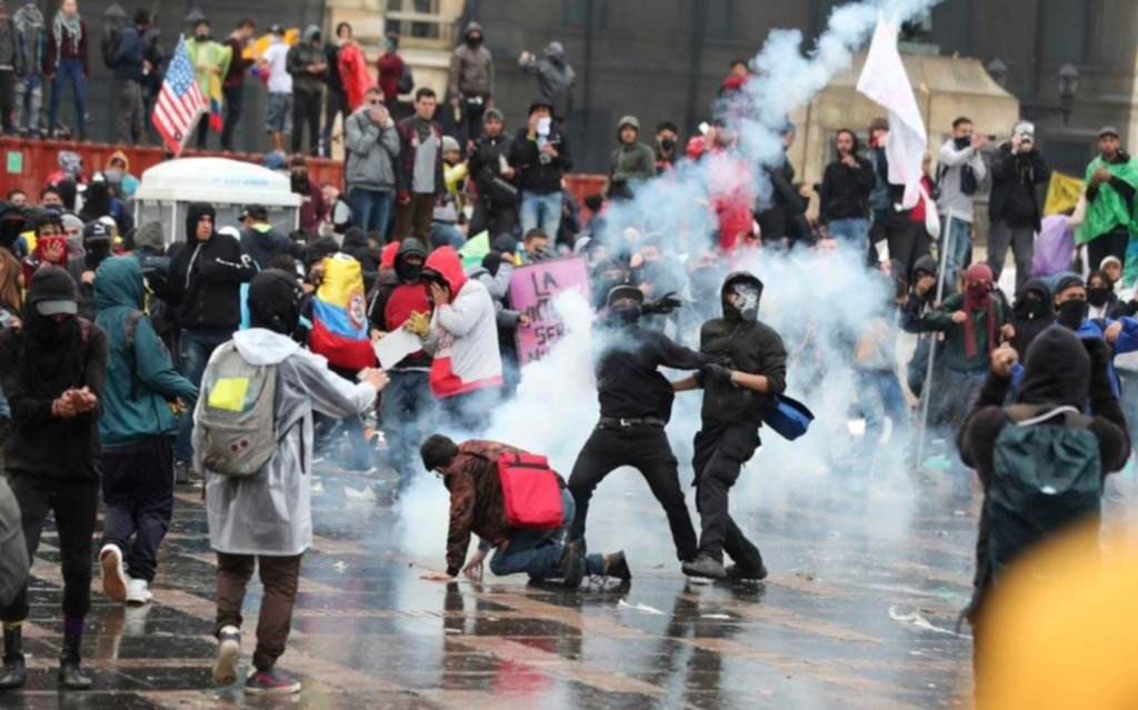Huelga general y marchas contra el gobierno de Duque en Colombia