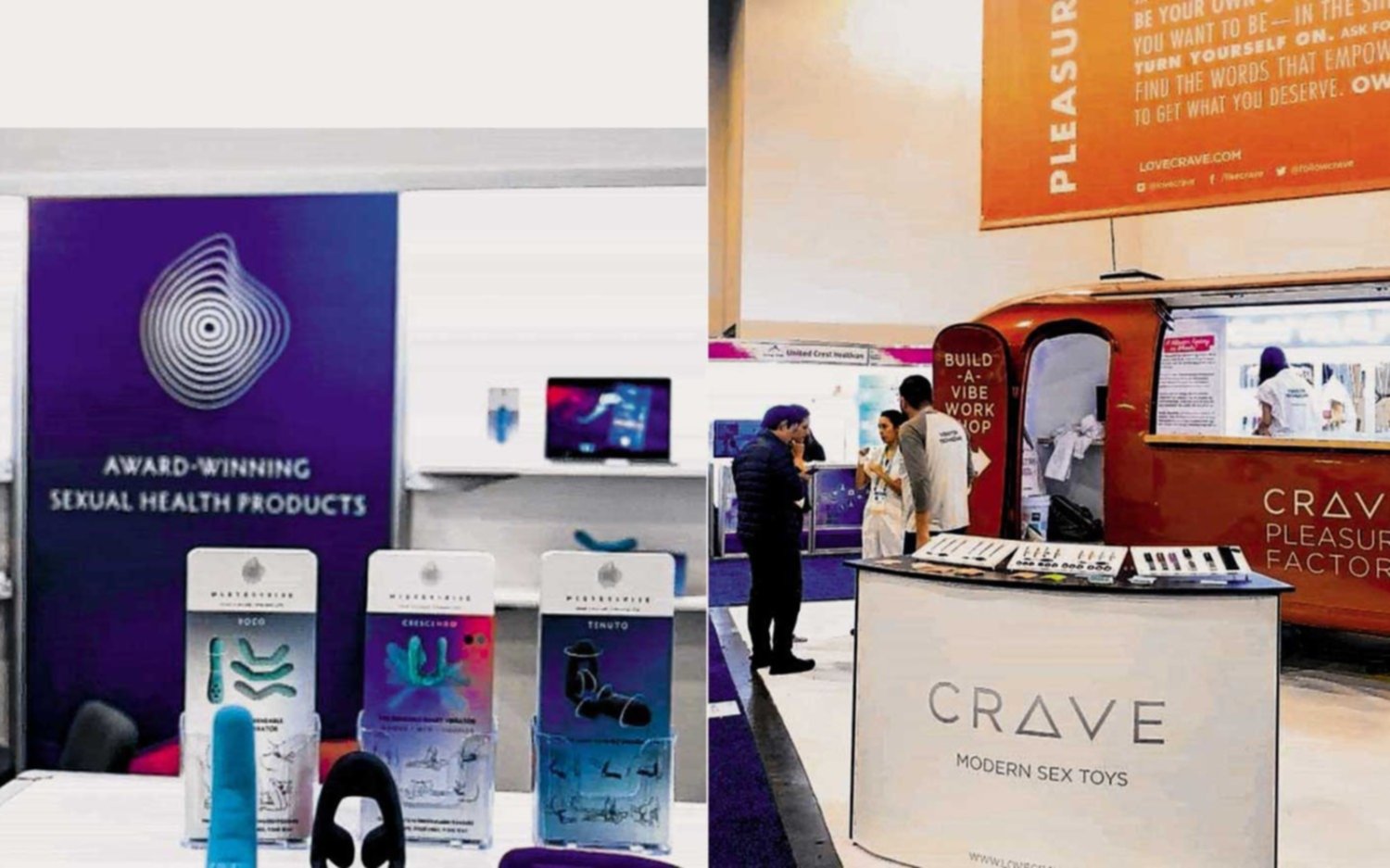 Placer y salud: la tecnología sexual se hace un lugar discretamente en Las Vegas