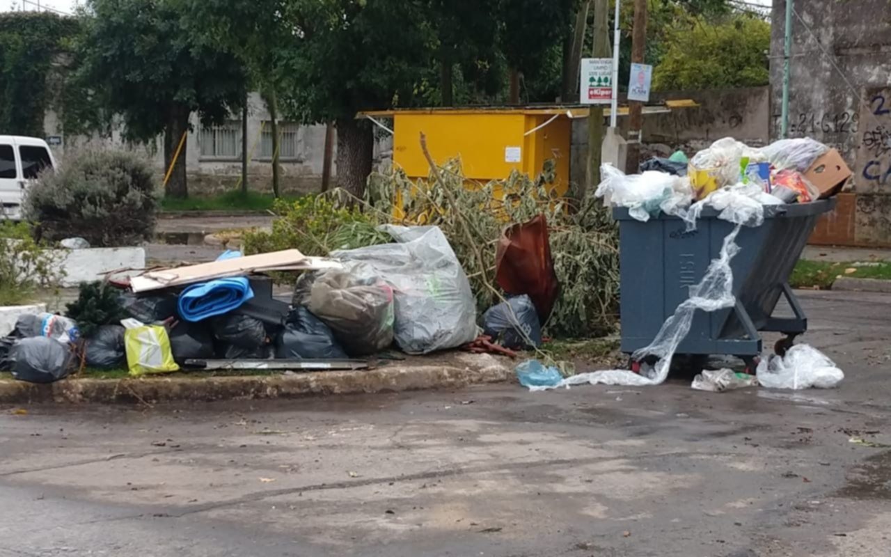 Lluvia de quejas por la cantidad de basura acumulada en la calle