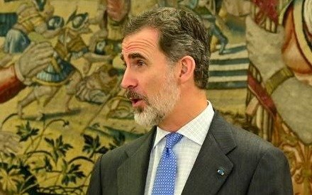Protesta separatista por     una visita de Felipe VI: “Cataluña no tiene rey”