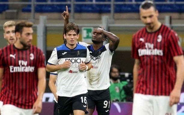 Serie A: Atalanta empató con Milan y le dejó la mesa servida a Juventus