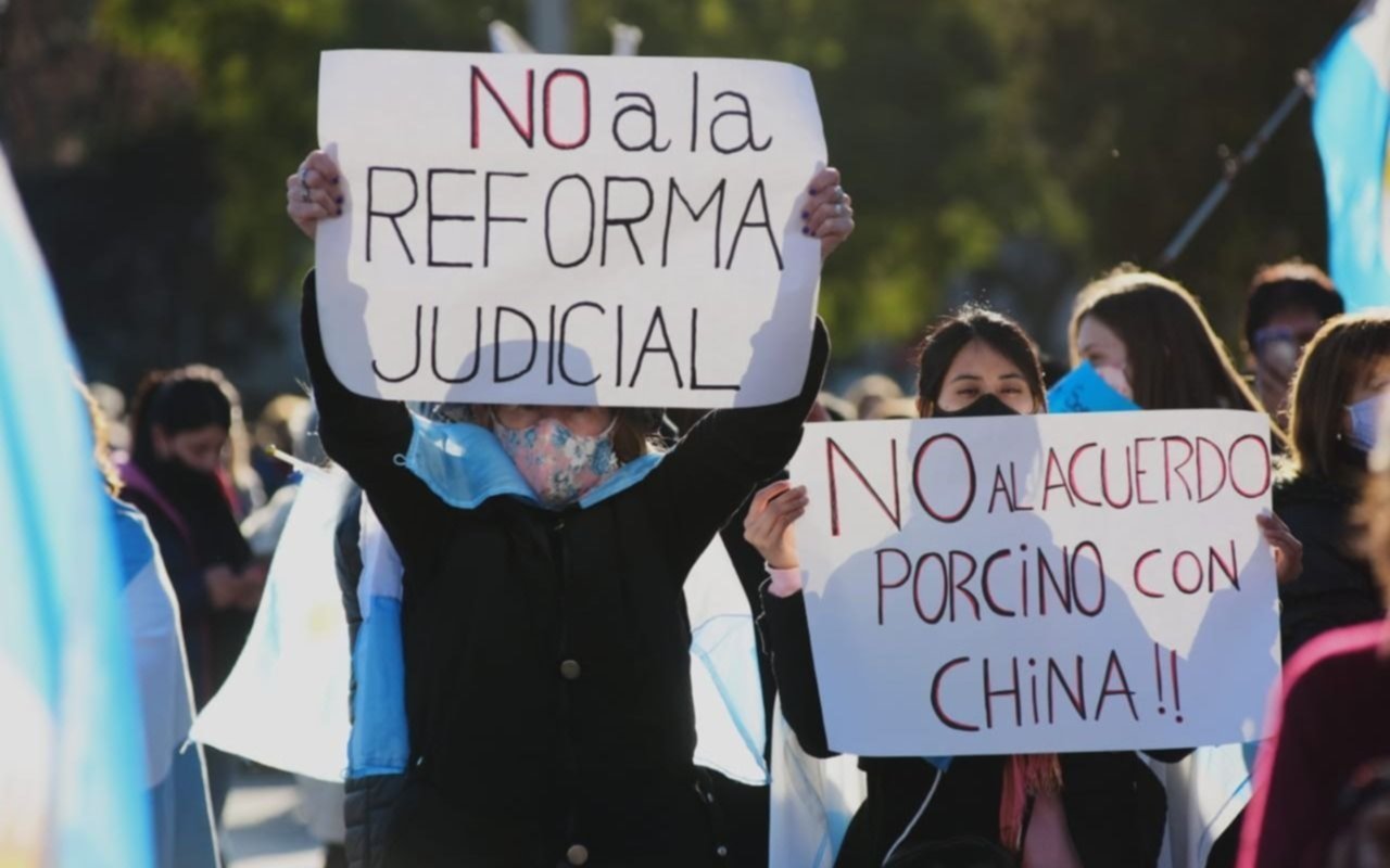 La protesta del “#17A” y los reclamos de un sector de la sociedad