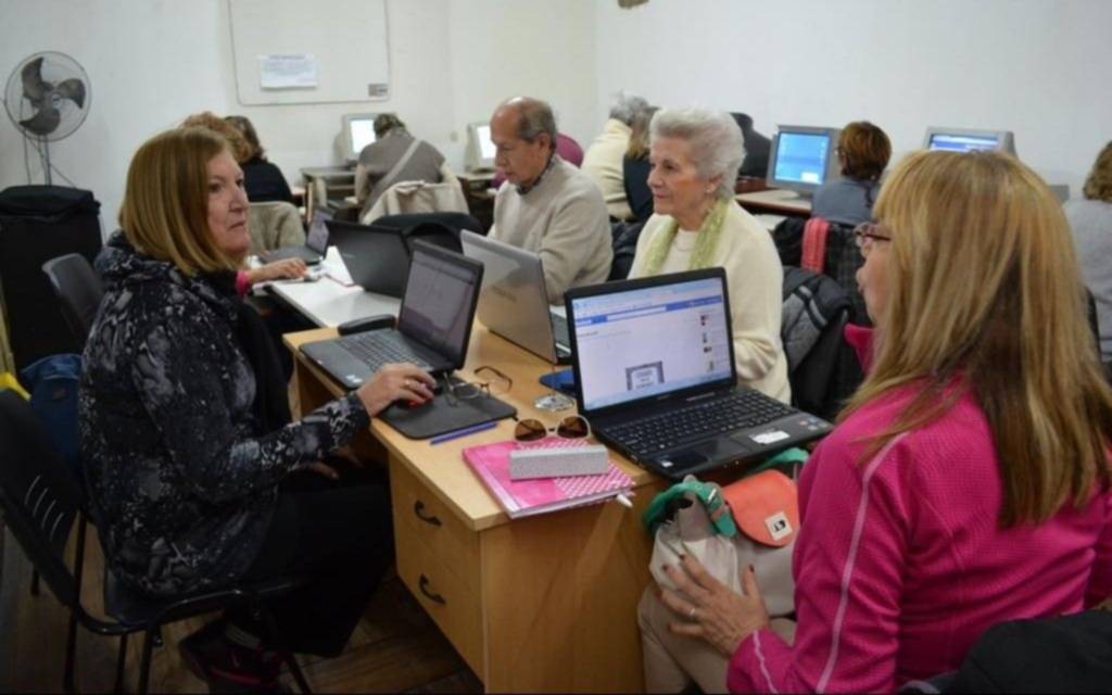 Anotan para los talleres virtuales destinados a los adultos mayores