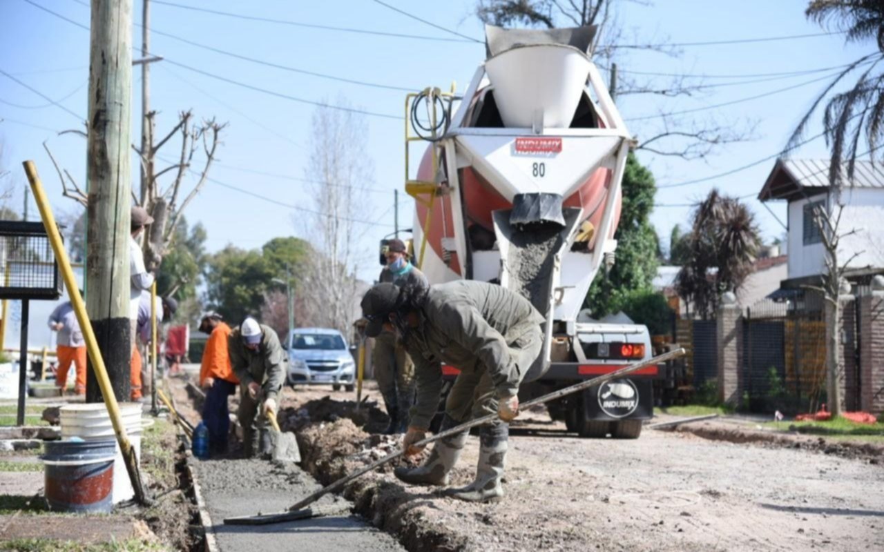 Reactivan otra obra pública: la renovación de la calle 28 bis