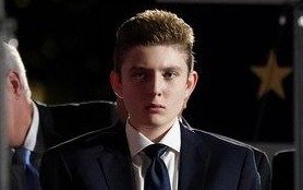 Al hijo de Trump y Melania lo alcanzó también la pandemia