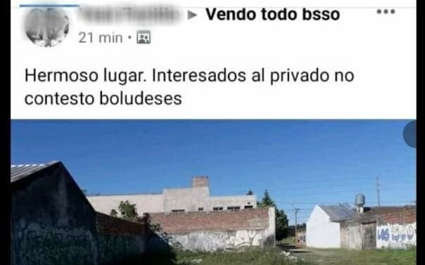 Barrio Jardín: vecinos en alerta por la venta en las redes de un terreno fiscal