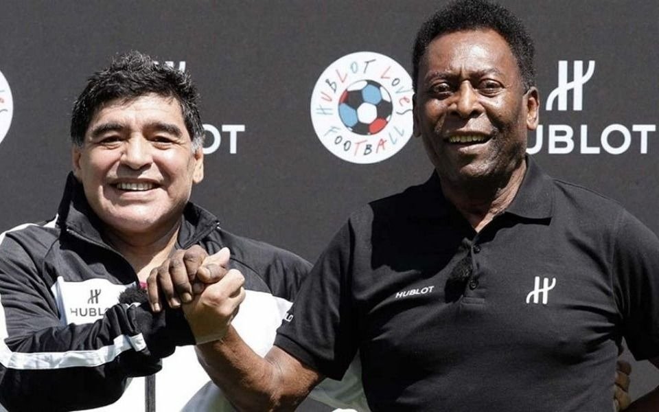 “Yo te amo Diego”, escribió “O Rei” Pelé