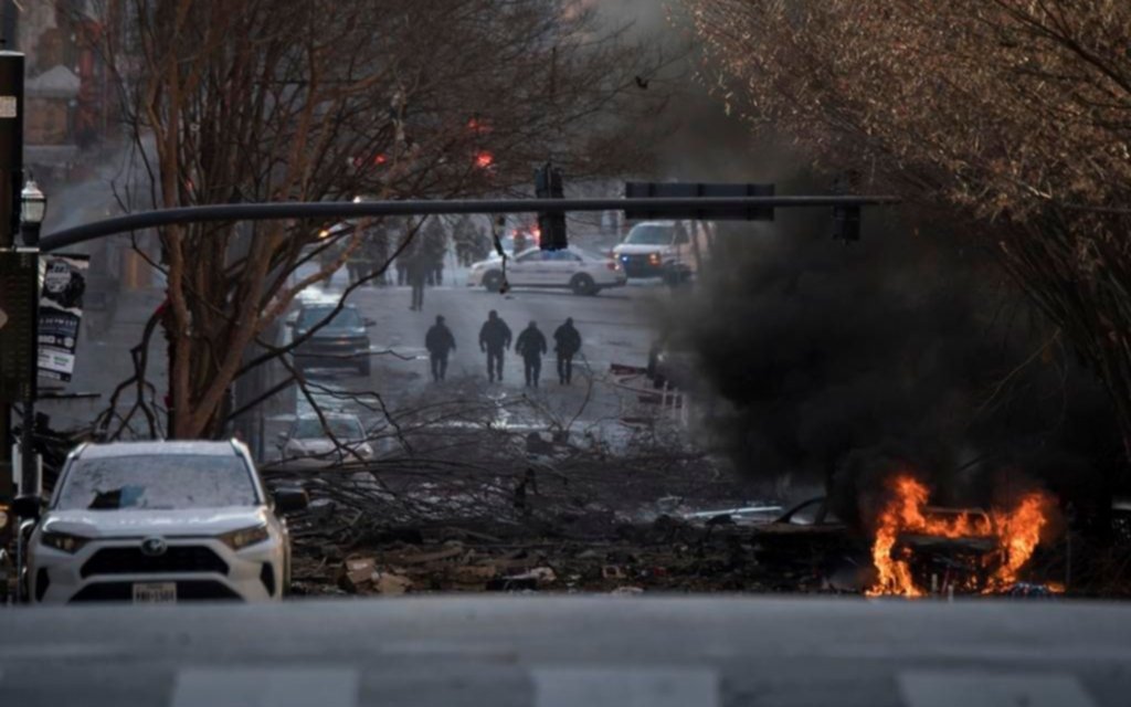 Identifican a un sospechoso por la explosión en Nashville