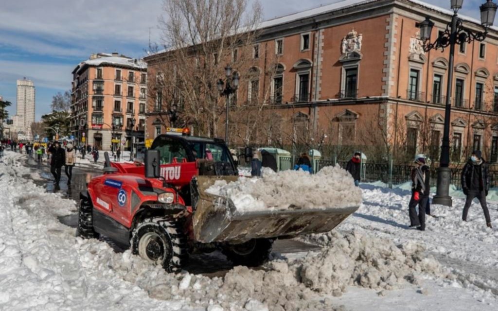 España, golpeada por una histórica ola de frío con -11ºC en Madrid