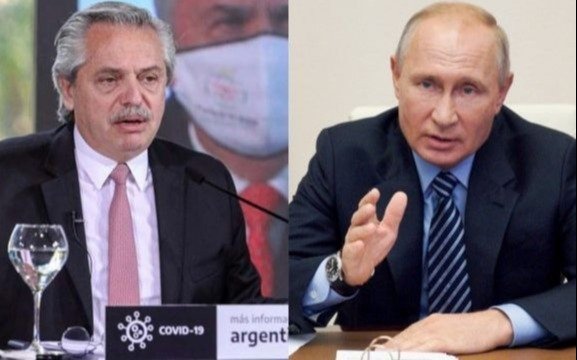 Alberto F. le pidió a Putin la provisión de la Sputnik V y el apoyo con el FMI