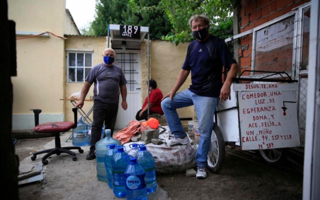 El comedor para 40 chicos de Villa Montoro que cerró por falta de agua