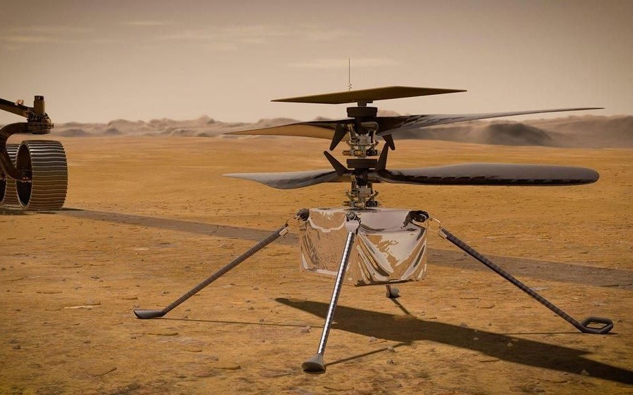 Captan por primera vez el sonido del Ingenuity sobrevolando Marte