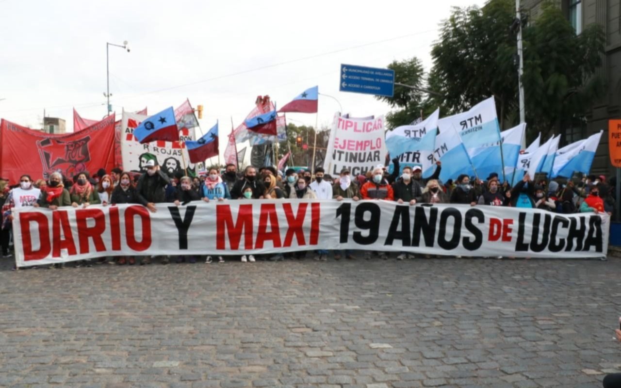 Movilización en memoria de Kosteki y Santillán