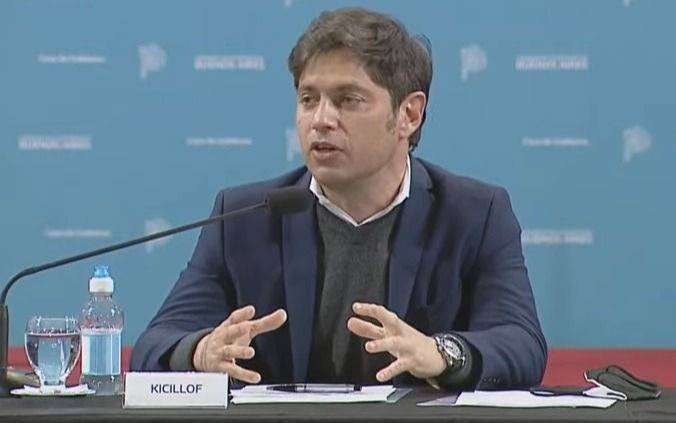 Renovadas críticas de Kicillof a la oposición