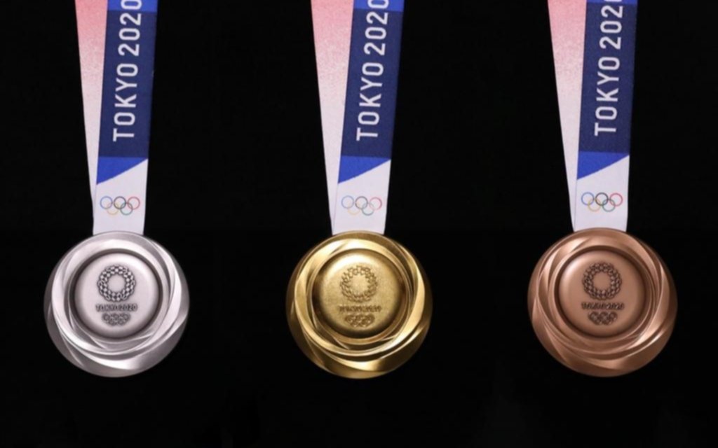 Las medallas de Tokio 2021 están hechas con material reciclado