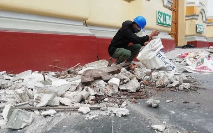 Continuaban las réplicas del sismo en Perú, que dejó más de 700 heridos