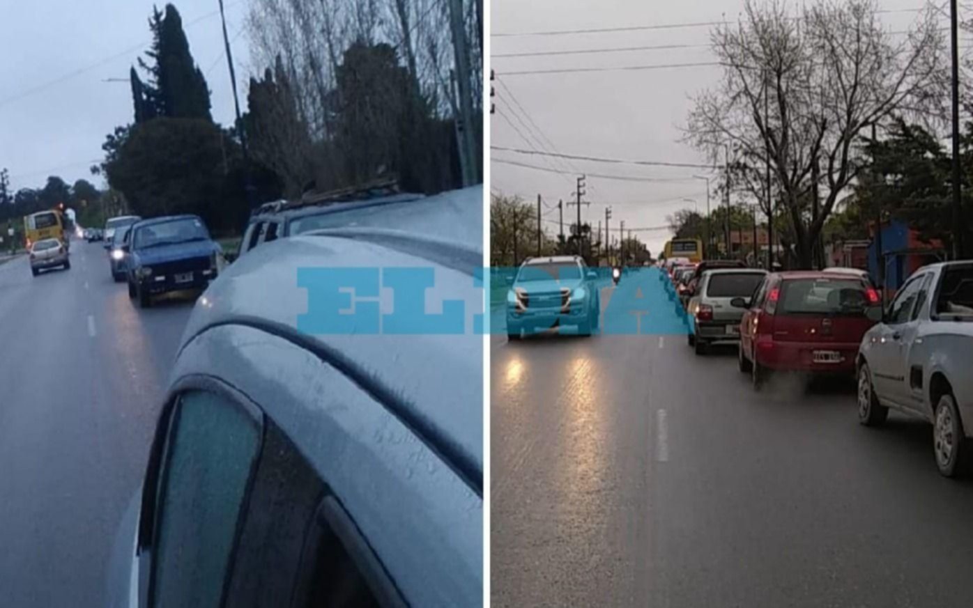 Reclaman por las colas en un semáforo en 7 y 630