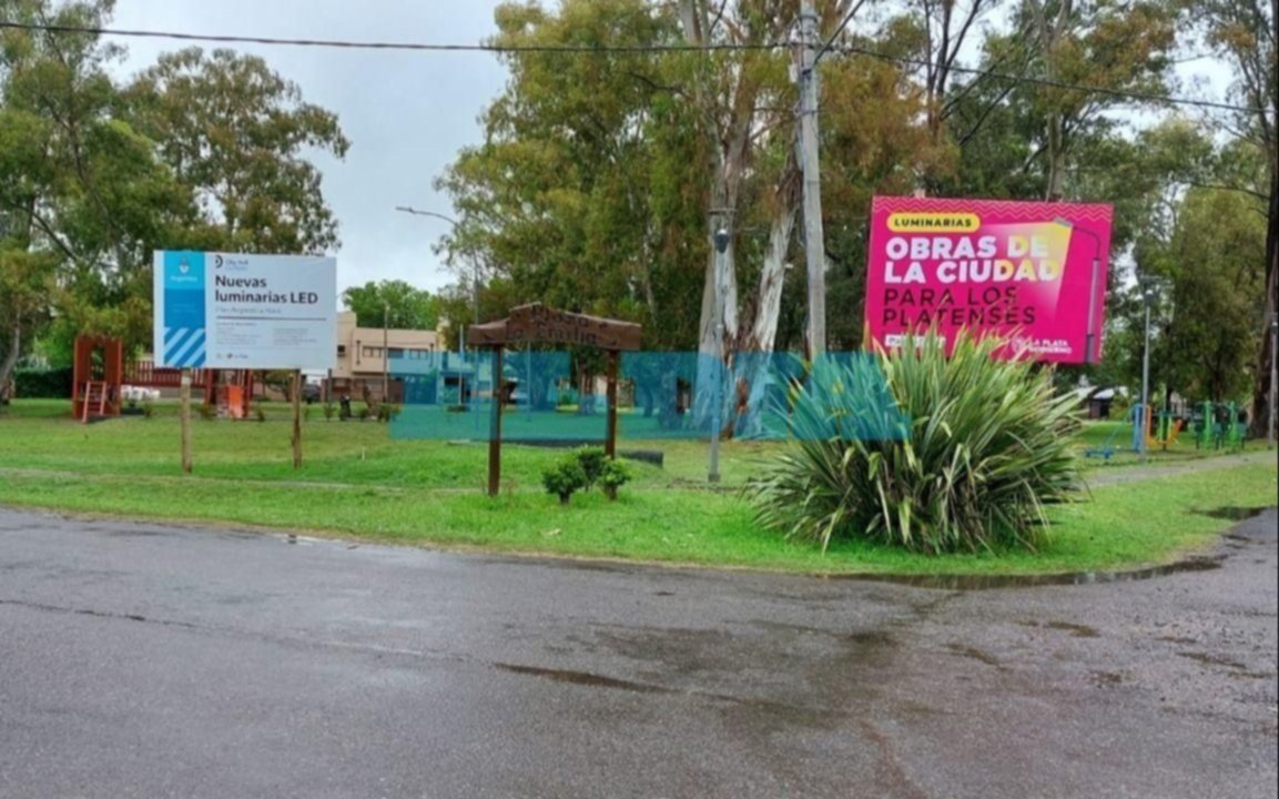 Un robo dejó sin luz a una plaza de City Bell