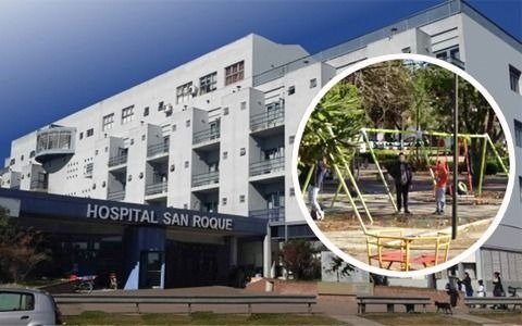 Una nena herida en City Bell al ceder parte de la estructura de una hamaca