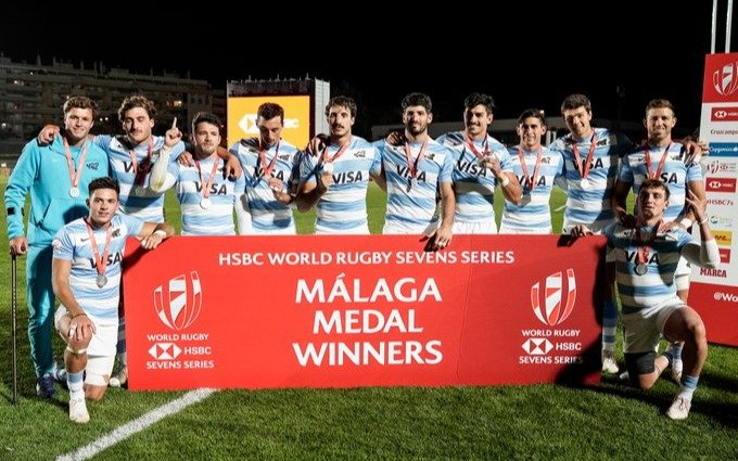 Los Pumas 7s se alzaron con la medalla de plata en el torneo de Málaga