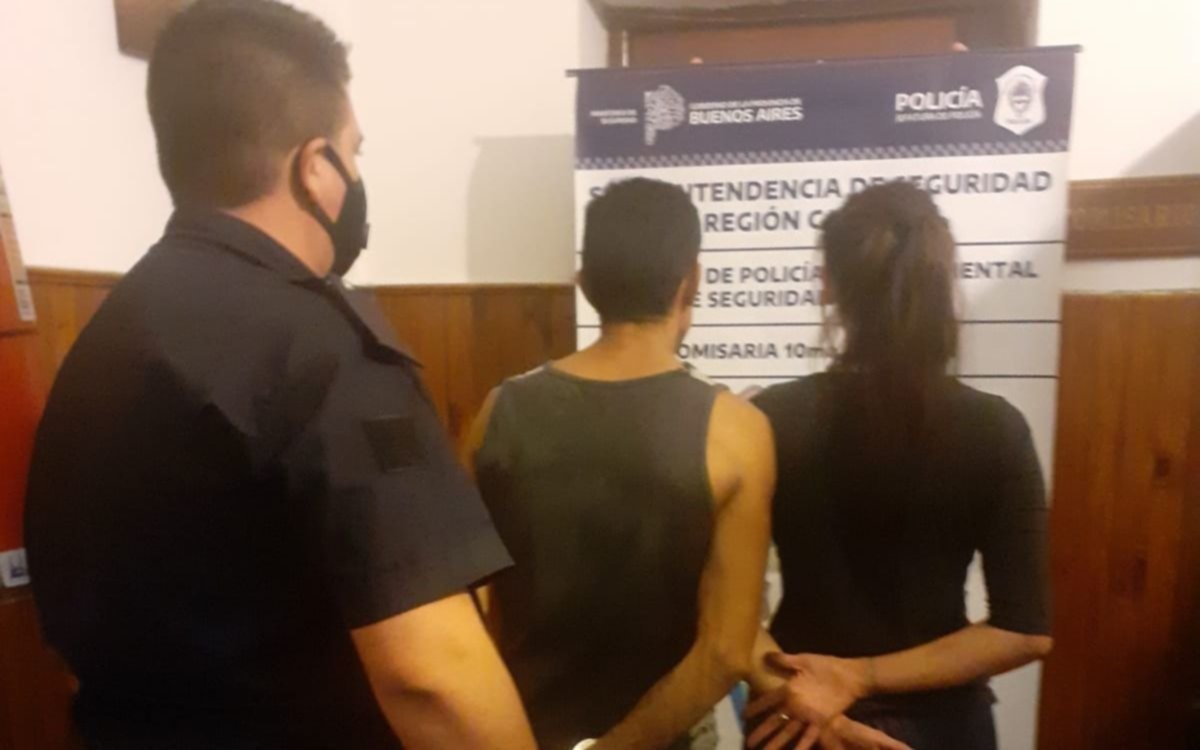 Detuvieron a una pareja que sustraía cables en City Bell