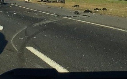 Triple choque en la ruta 3, a la altura de Pehuén Có