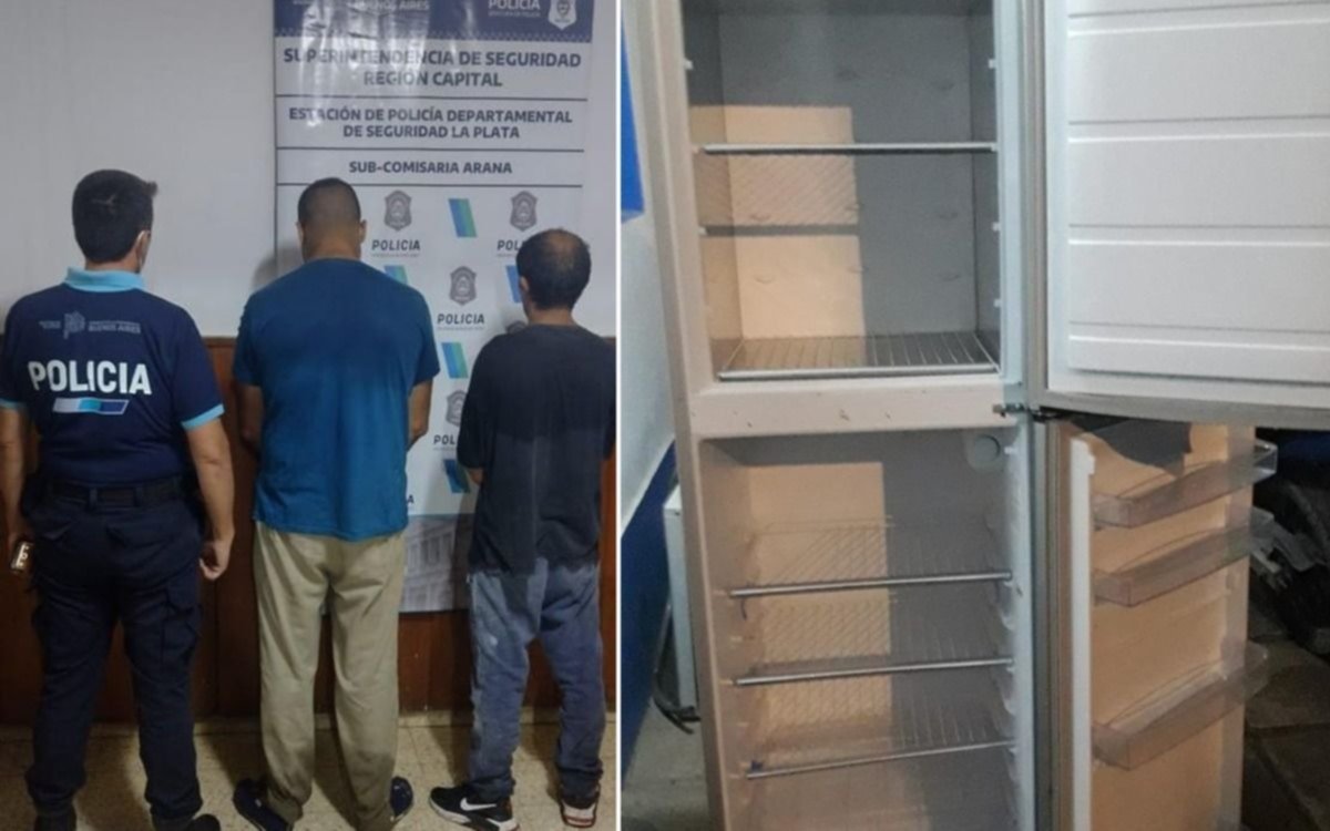Dos albañiles detenidos por intentar robar una heladera