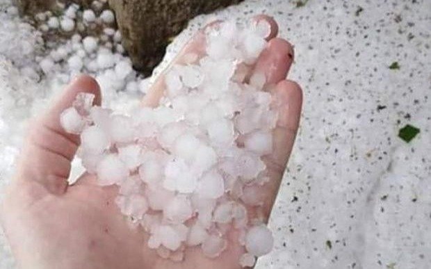Una tormenta de granizo dañó 15 escuelas en Mendoza