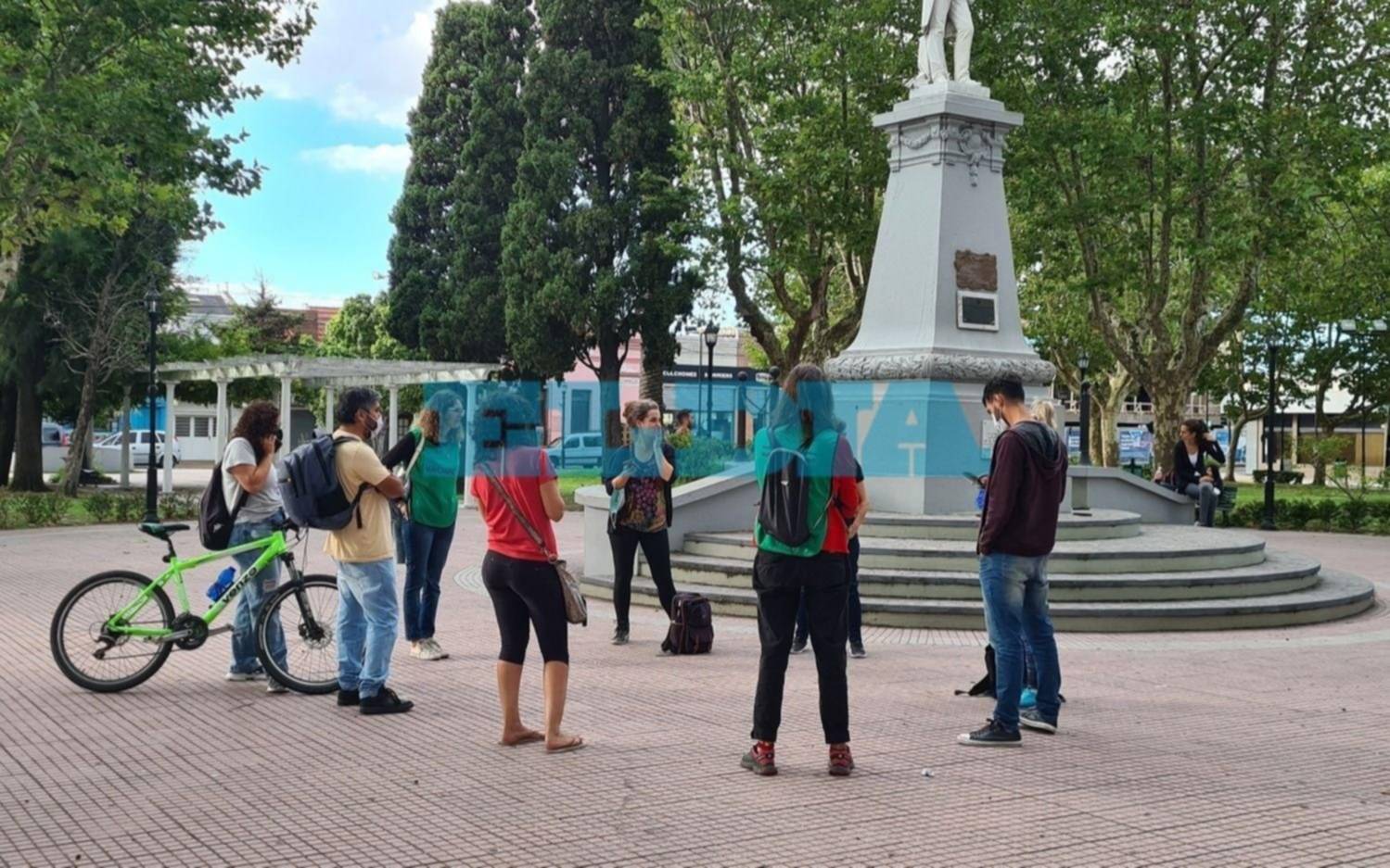 Se movilizan por arbolado público de Ensenada