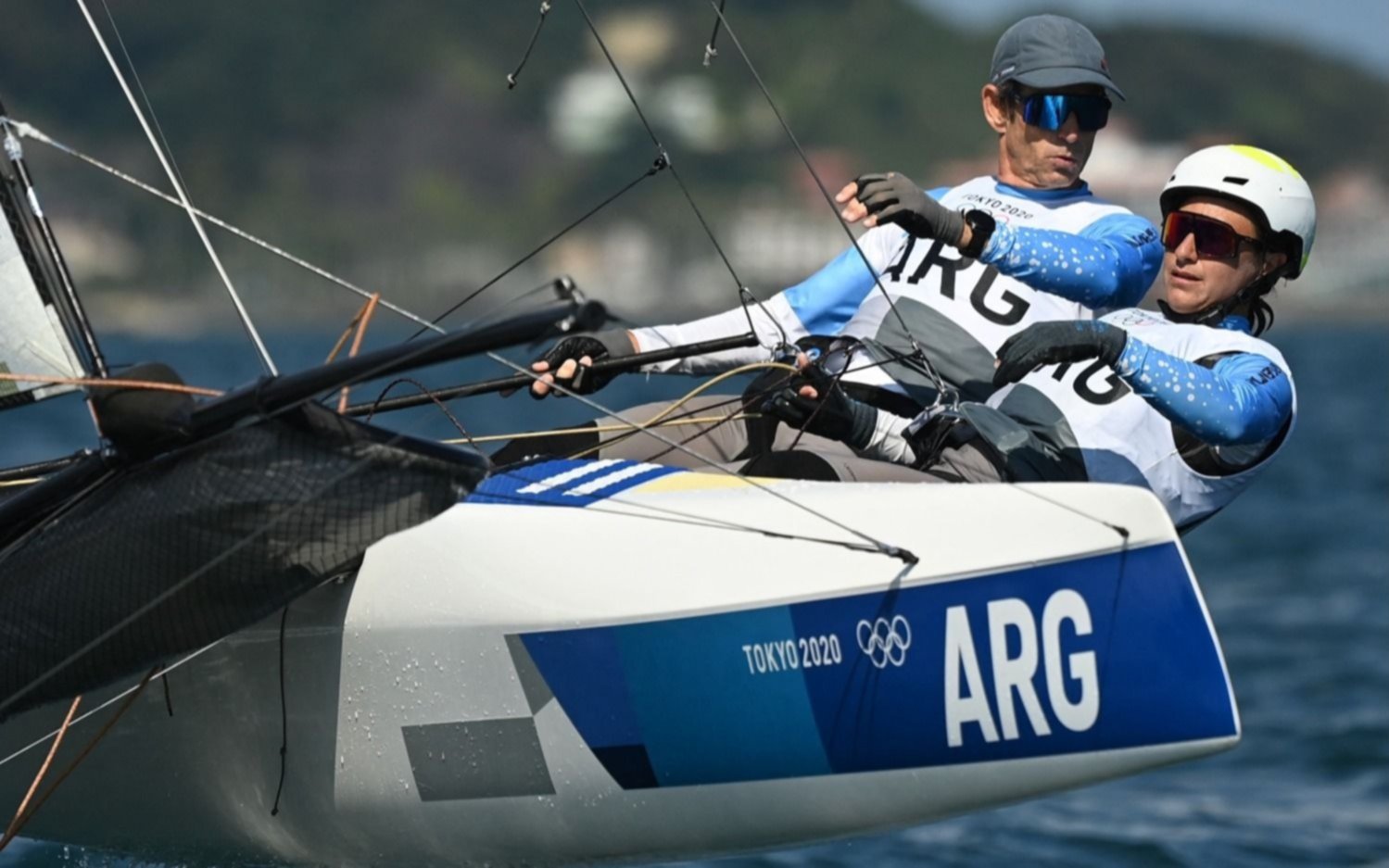 Lange y Travascio: “bautismo de fuego” en la clase Nacra 17
